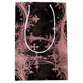 Rosa och svart Gothic Grunge