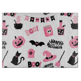 Rosa och svart Halloween