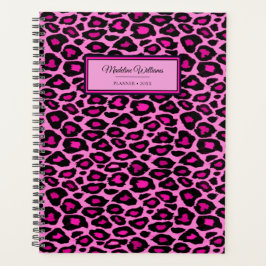 Rosa och svart leopard Skriv ut | Personlig