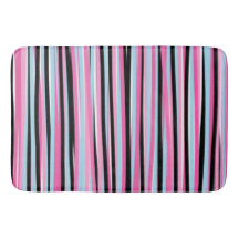 Rosa och svart Lodrät Rand