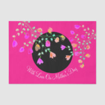 Rosa och svart Mors dag