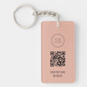 Rosa och svart Professionell för QR-Logotyp för 