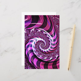 Rosa och svart Spiral Pappra Lakan