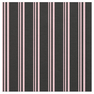 Rosa och Svartvit/stripe Mönster Tyg