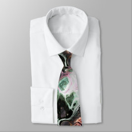 Rosa- och syltmarmor för grönt av slips