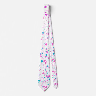 Rosa och Teal Splatter Slips