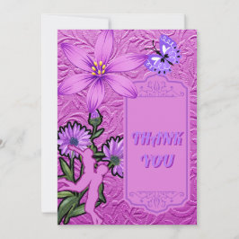Rosa och Violet Tack Islamic Inbjudningar