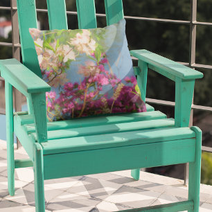 Rosa och vit Azaleas Kudde