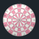 Rosa och vit blek darttavla<br><div class="desc">Blekens Rosa och Vita hamnen</div>