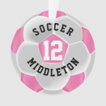 Rosa och vit ⚽ Boll