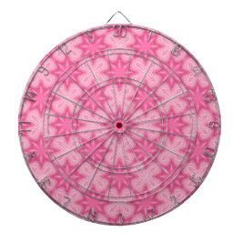 Rosa och vit darttavla
