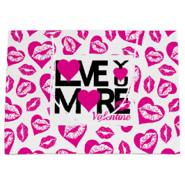 Rosa och vit Kärlek Mer