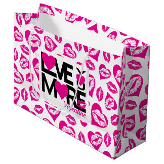 Rosa och vit Kärlek Mer