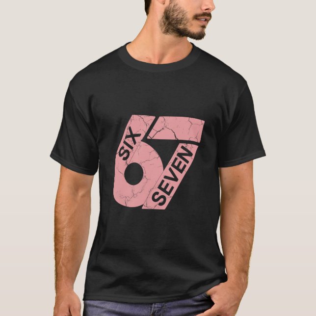 Rosa och vit nummer 67 tröja spelare uniform #67 (Framsida)