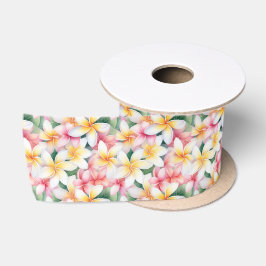 Rosa och vit Plumeria-blomma