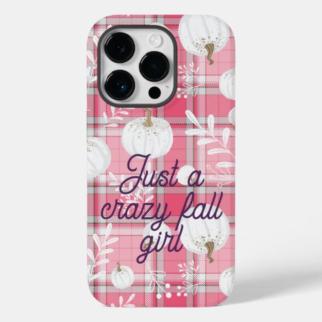 rosa och vit pumpformgivning med rolig text (Baksida)