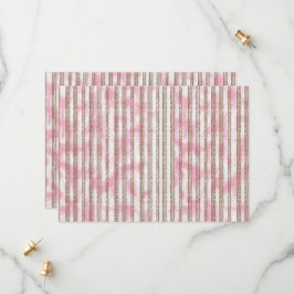 rosa och vit strimlad bakgrund spara datumet