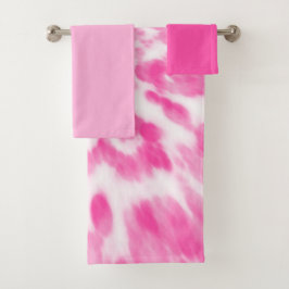 rosa och vit tippfärgad