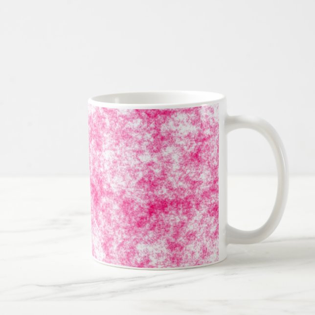 Rosa och vita fläckar struktur bakgrund kaffemugg (Höger)