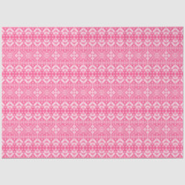 Rosa och Vita julmässan Isle Mönster