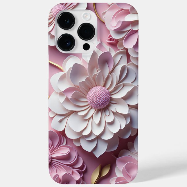 ROSA OCH VITA PAPPRA 3D-LÖNOR (Baksida)