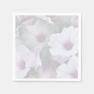 Rosa och vita Petunias Pappersservett