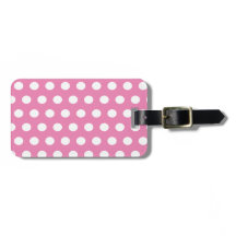 Rosa och Vita Polka dots