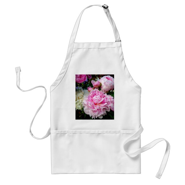 Rosa och vita ponnyer förkläde (Framsidan)