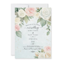 Rosa och vita rosdrömmande blomningar