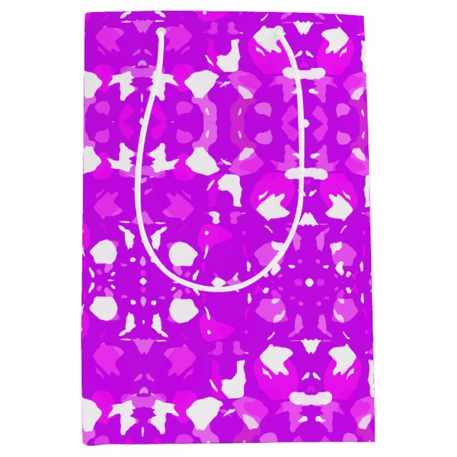 Rosa och vita symmetriska markeringar (Framsidan)