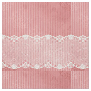 Rosa- och vitbakgrund med svart snöre tyg