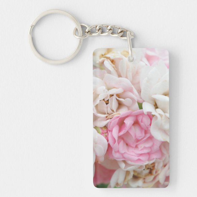 Rosa och vitblommor (Framsidan)