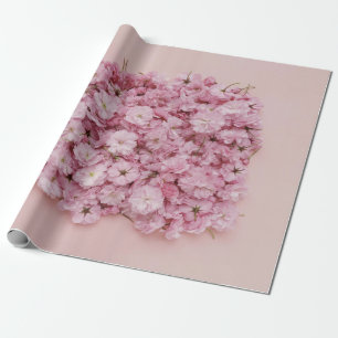 ROSA- OCH VITBLOMMOR PRESENTPAPPER