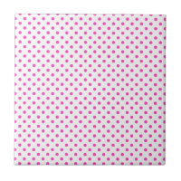 Rosa- och vitpolka dots
