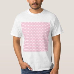 Rosa- och vitpolka dotsmodell tröja