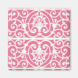 Rosa- och vitrullningsarbeten magnet