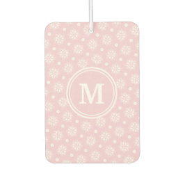 Rosa och vitt Blommönster