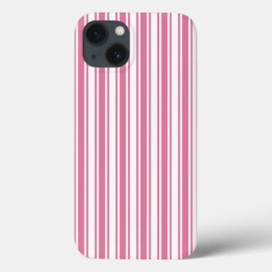 Rosa och vitt kandy rand Fodral-Mate iphone case