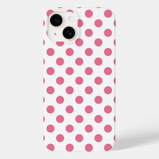 Rosa och vitt polka dots (Baksida)