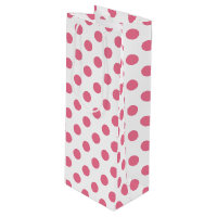 Rosa och vitt polka dots