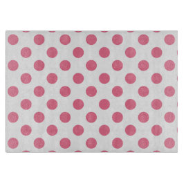 Rosa och vitt polka dots