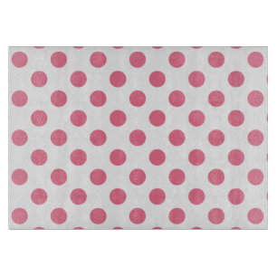 Rosa och vitt polka dots