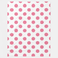 Rosa och vitt polka dots