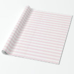 Rosa och White Rand Cute Girly Presentpapper<br><div class="desc">Rosa och vit Rand Cute Girly Wrapping Papper</div>