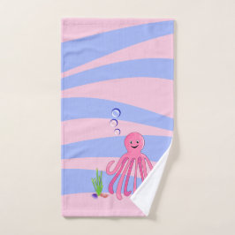 Rosa Octopus Bathroom Towel Set