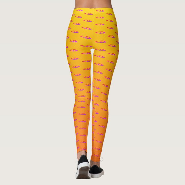 Rosa Öga Sunrise leggings (Baksida)
