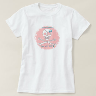 Rosa ögonblickpirat tee