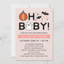 Rosa Oh Baby Pumpkin Halloween Baby Shower
