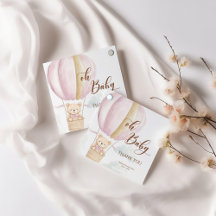 Rosa Oh Baby Skriptsegment i Luftballong Shower