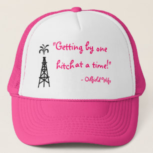 Rosa oilfieldfruhatt truckerkeps